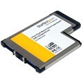 StarTech.com 2 Port Flush Mount ExpressCard 54mm SuperSpeed USB 3.0 C