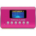 Visual Land ME909PNK Pink Flash MP3 Player