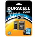Duracell DU-3IN1C1032G-R 32 GB microSD High Capacity (microSDHC)