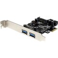 StarTech.com 4 Port USB 3.0 PCI Express PCIe Controller Card - 2 Ext