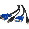 10 ft 2-in-1 Universal USB KVM Cable