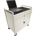Bretford LAPTG15ESA-GM Fully Assembled Laptop Storage Cart