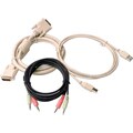DVI USB Audio KVM Cable