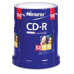 Memorex 52x CD-R Media