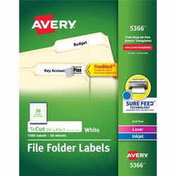 Avery Filing Label