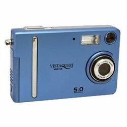 VistaQuest VQ-5115 5.0MP Blue Digital Camera