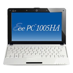 Eee PC 1005HA-VU1X-WT White Seashell Netbook