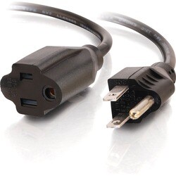 Cables To Go 53410 Power Extension Cord - 25 ft - NEMA 5-15P - NEMA 5