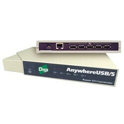 AnywhereUSB USB Hub with Ethernet