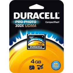 Duracell DU-CF30-04G-C 4 GB CompactFlash (CF) Card - 1 Card