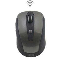 Adesso iMouse S10 Mouse - Optical - Wireless - Radio Frequency - Gray