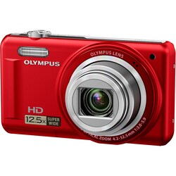 Olympus VR-320 14MP Red Digital Camera