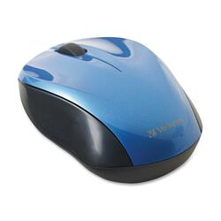 Verbatim 97668 Mouse - Optical - Wireless - Radio Frequency - Blue