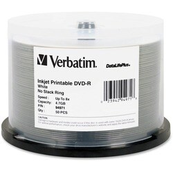 Verbatim DataLifePlus 8X DVD-R Media