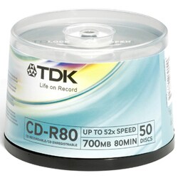TDK 48x Data CD-R Media