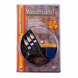 Monster Cable MV3CV-4M Video 3 High-Resolution Component Video Cable