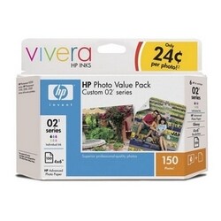 HP 02 Series Photo Value Pack
