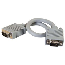 Cables To Go Video Cable - 15ft - Gray