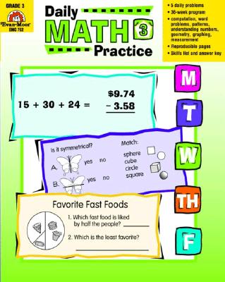 Daily Math Practice, Grade 3 (Paperback)