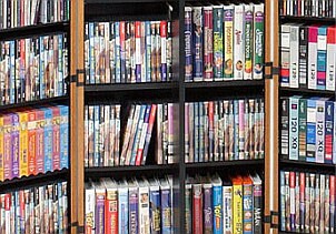Kids' DVD storage
