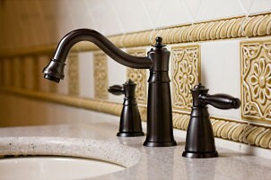 Clean bathroom faucet