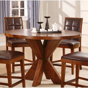 Wooden dining table
