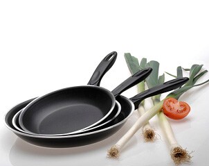 Different size skillets