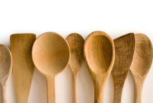 Wooden spoons are an essential kitchen utensil