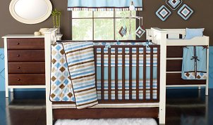 Nicely decorated baby nursery