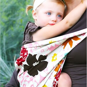 Child in a baby sling