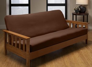 Wood frame futon