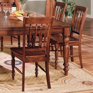 Wood dining room set