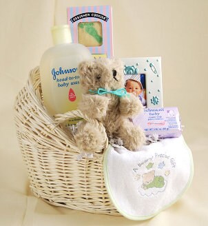 Baby gift basket