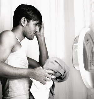 Man needing to shave