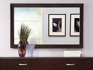 Black picture frames complement home decor