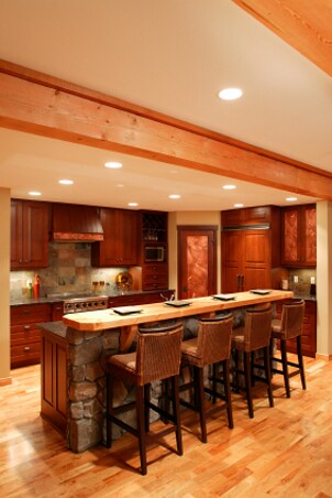 A beautiful modern kitchen