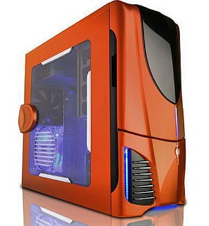 Cool orange computer case