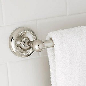 Bathroom towel rack