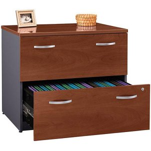 File cabinets offer more storage when they aren't cluttered