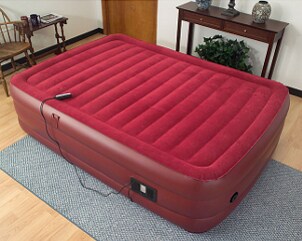 Red air bed