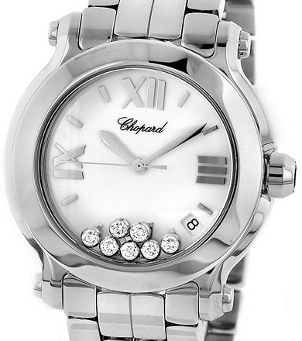 Women's Stainless Steel Chopard Happy sport watch