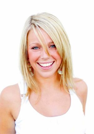 Pretty girl with a beautiful white smile