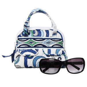 Blue and green Vera Bradley handbag