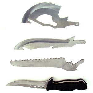 Stainless steel hunting knife set