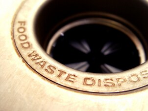 Stainless steel garbage disposal drain