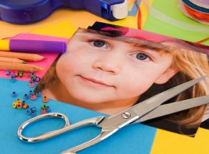 Craft supplies for scrapbooking