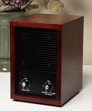 Ionic air purifier in a home
