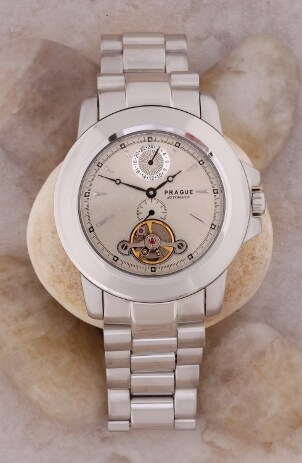 Stainless steel men's watch