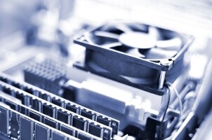 Upgradable computer components in a desktop computer