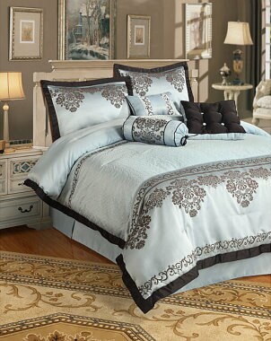 A queen comforter set